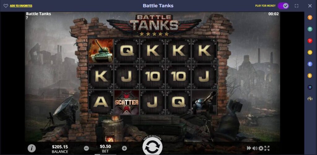 نحوه انجام بازی Battle Tanks وگاس بت